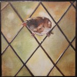 Huismus Acryl op paneel