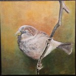 Ringmus Acryl op paneel